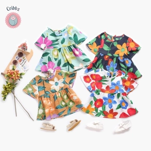 Summer Cotton Dress for Baby Girls