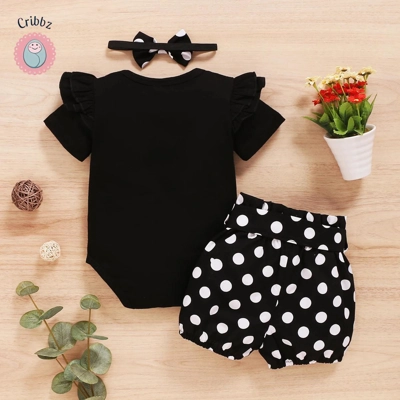 Infant Girl Summer Fashion 3-Piece Set title=