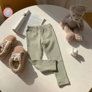 Casual Solid Color Toddler Leggings