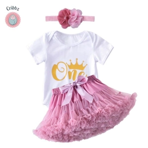 Baby Girls Tutu Outfit with Headband