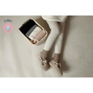 Kids Thermal Elastic Leggings for Spring