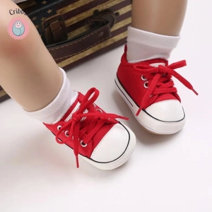 Meckior Non-slip Baby Canvas Sneakers