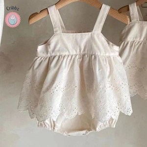 Korean Style Summer Baby Girl Bodysuit