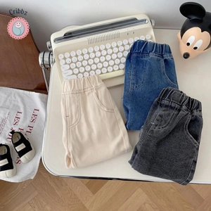 Soft Denim Straight Jeans for Kids