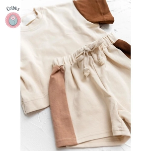 Summer Toddler Cotton Top Shorts Set