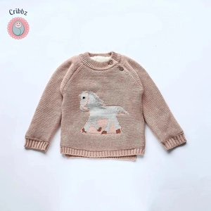Cartoon Fleece Pullover Sweater for Kids