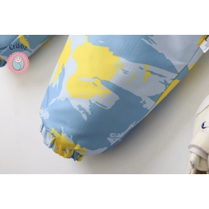 Winter Floral Hooded Romper for Kids