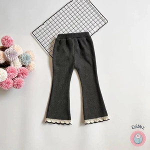 Girls Casual Flared Autumn Pants