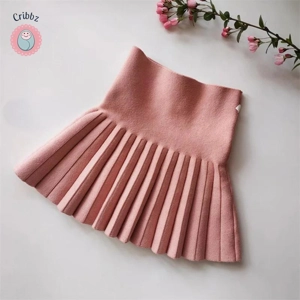 Girls High Elastic Pleated Tutu Skirt