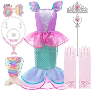 Ariel Themed Princess Dress for Kids