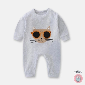 Cotton Newborn Long Sleeve Romper