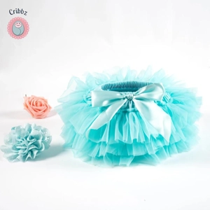 Baby Girls Tulle Tutu Skirt and Headband Set