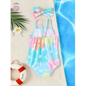 Summer Baby Girls Swimsuit Set