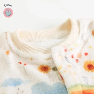 Cute Flannel Baby Romper for Winter