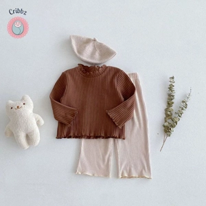 Cute Autumn Knit Undershirt for Kids