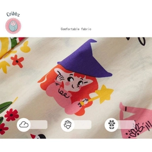 Summer Rainbow Graffiti T-shirt Dress for Kids