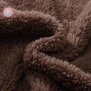 Winter Plush Baby Cartoon Hooded Romper