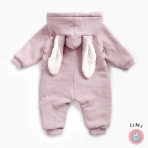 Warm Hooded Animal Baby Romper