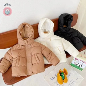 Kids Winter Parka with Fur Hood