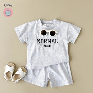 Summer Baby Boys Fashion T-shirt and Shorts Set