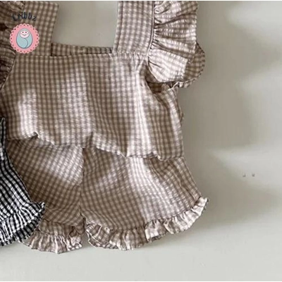 Summer Baby Ruffle Tee and Shorts title=
