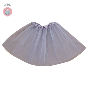 Fashion Kids White Mesh Tutu Skirt