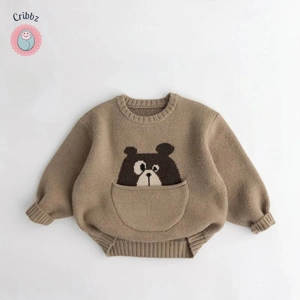 Korean Style Cartoon Knitwear for Kids