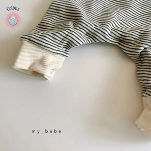 MILANCEL Striped Baby Romper - Infant Playsuit