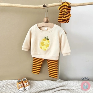Autumn Baby Cotton Outfit Set