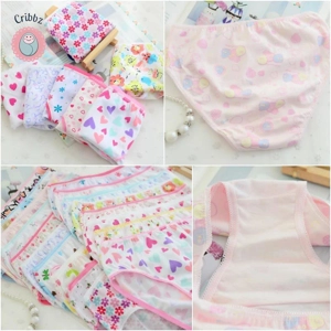 Girls Cotton Cartoon Panties 1-3 Years