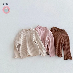 Cute Autumn Knit Undershirt for Kids