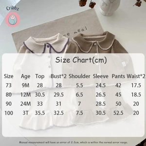 Spring Knit Sweater and Pants Set for Girls