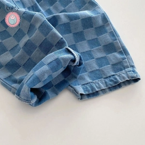 Casual Elastic Waist Kids Trousers