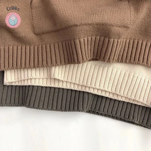 Unisex Kids Knit Pullover Hoodie Coat