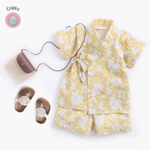 Cotton Baby Clothes Set - Short Sleeve