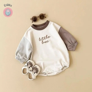 Embroidered Long Sleeve Baby Bodysuit Set