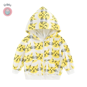 Cute Autumn Zipper Baby Coat for Kids