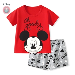 {Unisex Baby Summer T-Shirt Shorts Set