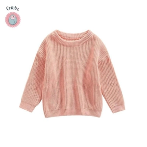 Knitted Long Sleeve Baby Sweater