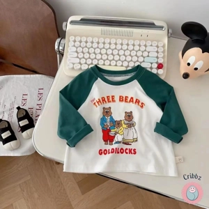 Cartoon Long Sleeve T-shirt for Kids