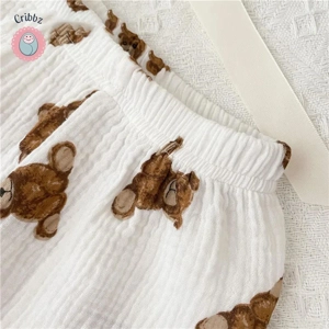 Kids Cotton Bear Pajamas Set