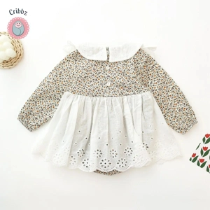 Baby Girl Lace Bodysuit Jumpsuit