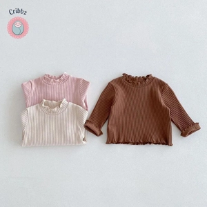 Cute Autumn Knit Undershirt for Kids