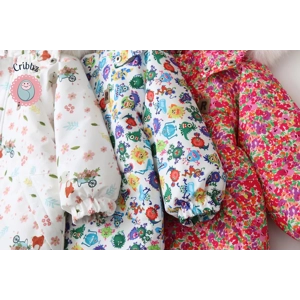 Winter Floral Hooded Romper for Kids