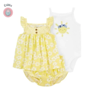 Newborn Summer Girls Clothing Set