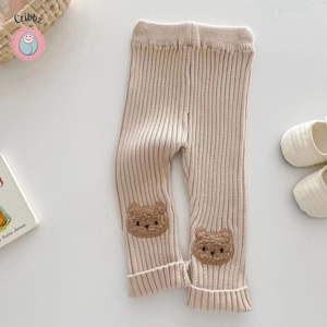 Cute Cartoon Knitted Leggings for Kids