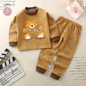 Trendy Cartoon Pajama Set for Kids