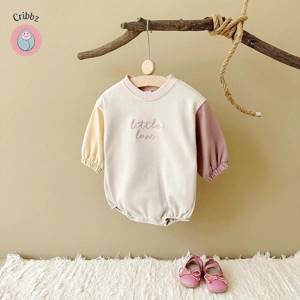 Embroidered Long Sleeve Baby Bodysuit Set
