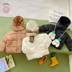 Kids Winter Parka with Fur Hood