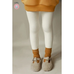 Kids Thermal Elastic Leggings for Spring